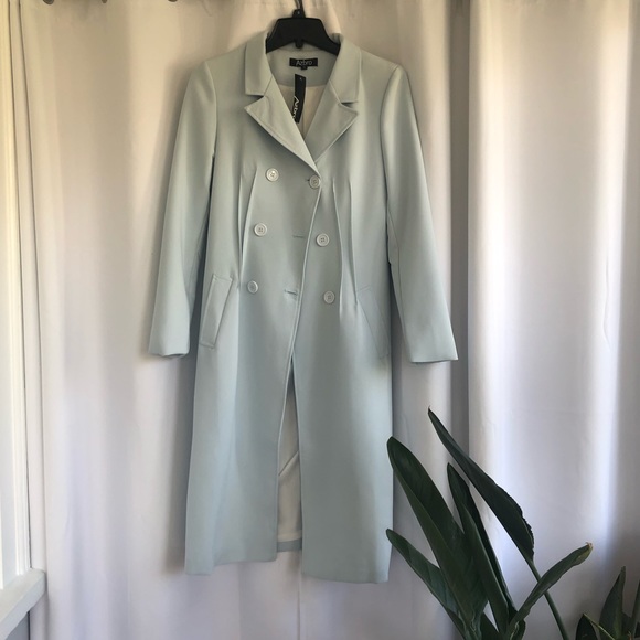 NWT Blue Trenchcoat - Picture 11 of 12